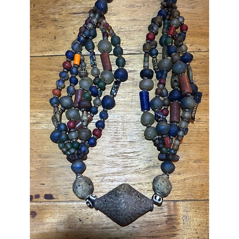 Moroccan Berber Necklace Handcrafted Vintage Jewelry African Necklace
